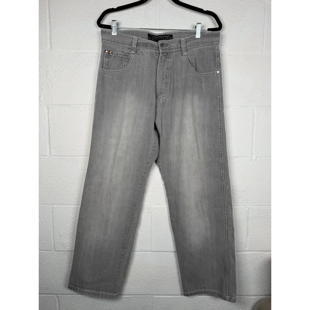 Southpole Gray Baggy Loose Fit Jeans Men's Size 34 Y2K Skater Hip Hop Streetwear